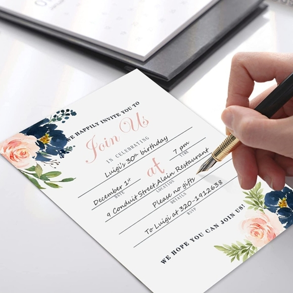 Invitation Cards for Wedding, Party, Birthday, etc - Picture 4 of 5